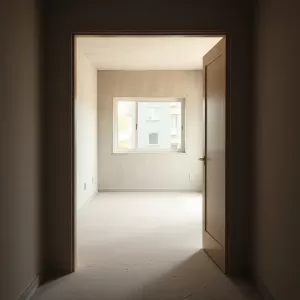 Wejście do mieszkania przed odbiorem